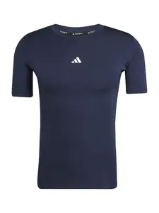 ADIDAS PERFORMANCE Funkčné tričko  námornícka modrá / biela