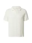 DAN FOX APPAREL Tričko 'Jon'  šedobiela
