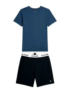 G-STAR Krátke pyžamo 'SLATE'  modrá