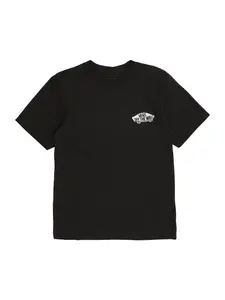 VANS Tričko 'DOUBLE STANDARD'  čierna / biela