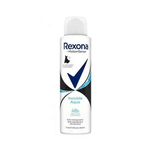 Rexona Antiperspirant v spreji Invisible Aqua 150 ml