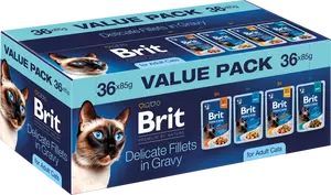 Multipack kapsiček Brit Premium by Nature filety ve šťávě 36x85 g