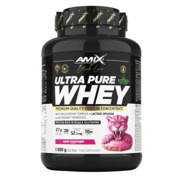 Amix Nutrition Black Line Ultra Pure Whey Protein 2000g - lemon cake