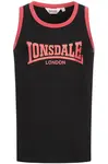 LONSDALE Tričko 'Knockan'  červená / čierna