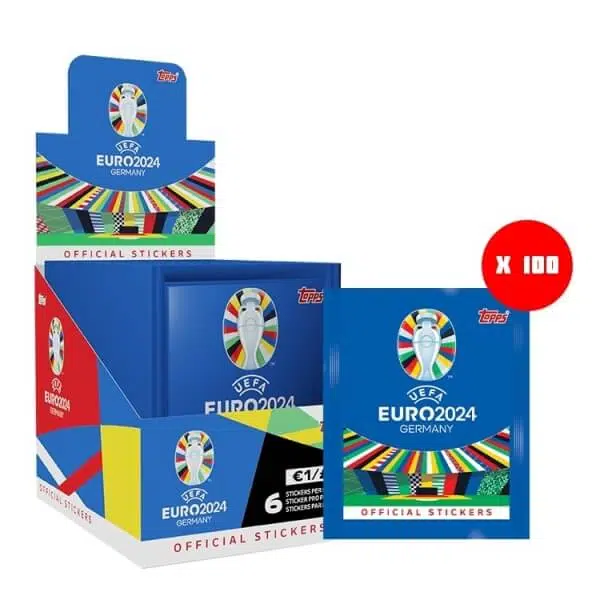 Topps EURO 2024 Booster Box - samolepky 100 ks