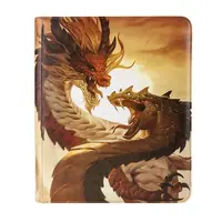 Kroužkové album na karty Dragon Shield Card Codex Zipster Binder - Wood Snake