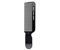 Barber hřeben na vlasy Eurostil Professional - černý (06802)