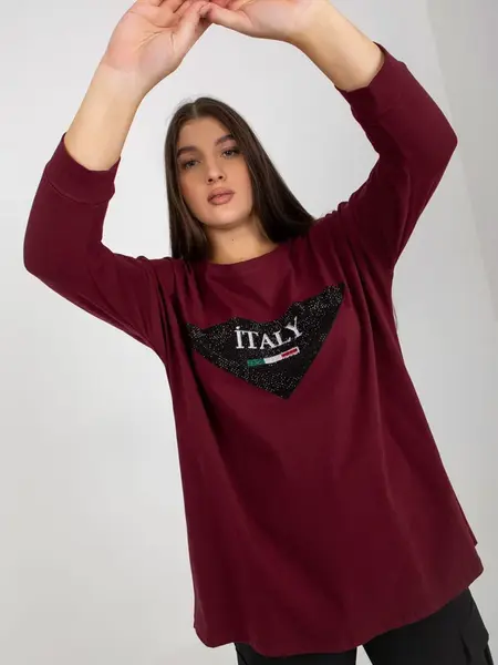 Blouse-VI-BZ-2911.82P-dark purple