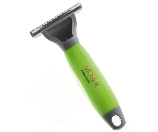 Vyčesávací hřeben na krátkou zvířecí srst Moser Animal Line Deshedder (2999-7195) + dárek zdarma