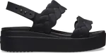 Dámské boty crocs brooklyn woven černá 39-40