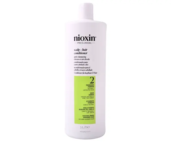 Kondicionér pro silně řídnoucí přírodní vlasy Nioxin System 2 Scalp Therapy Conditioner - 1000 ml (99350180120) + dárek zdarma