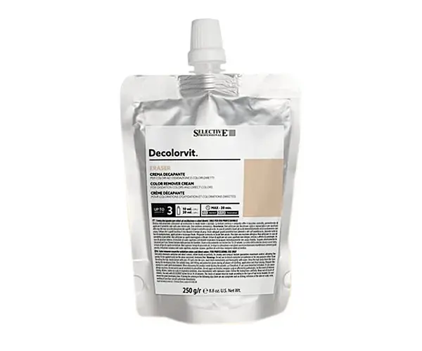 Krémový odstraňovač barvy Selective Professional Decolorvit Eraser - 250 g + dárek zdarma