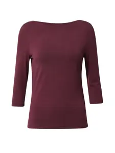 VERO MODA Tričko 'Panda'  vínovo červená