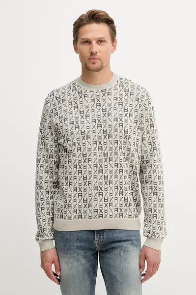 Armani Exchange sveter pánsky bavlnený