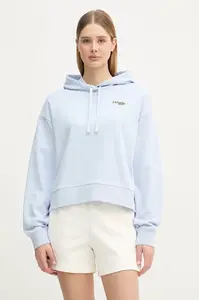 Lacoste  mikina s kapucňou dámska s bavlnou