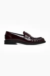 Vanda Novak mokasíny dámske kožené Greta Glossy Ruby