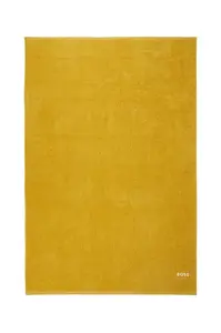 BOSS  Veľký bavlnený uterák  EDGE Citrus 100 x 150 cm