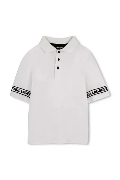 Karl Lagerfeld polo tričko detské bavlnené