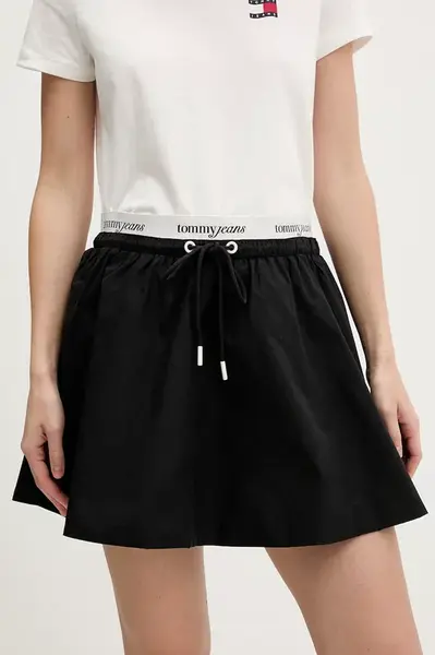 Tommy Jeans  sukně bavlněná