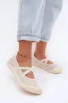 Sportovní baleríny s elastickými řemínky