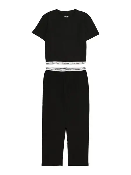 Calvin Klein Underwear Pyžamo  čierna / biela