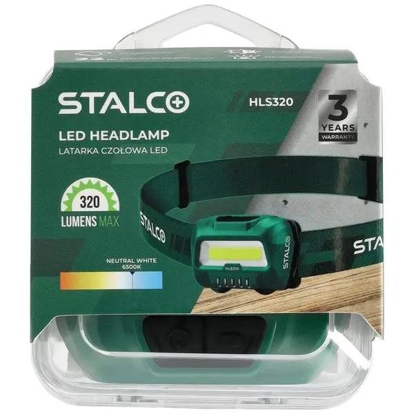 Čelovka, 3xAAA LED, 320 lm, HLS320, STALCO