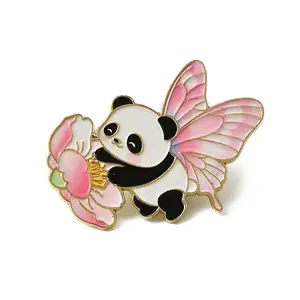Panda & Cherry Blossoms & Butterfly Enamel Pins