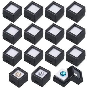 Cube Plastic Loose Diamond Storage Boxes