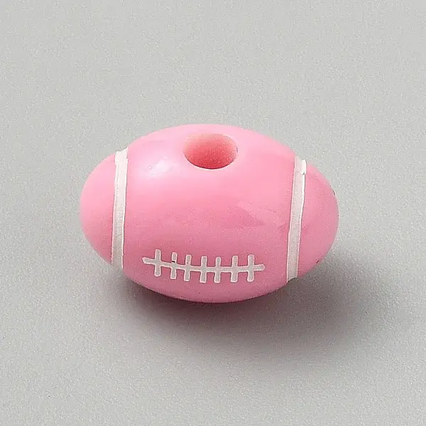 Opaque Acrylic European Beads