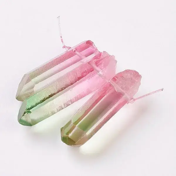 Natural Quartz Crystal Pointed Pendants