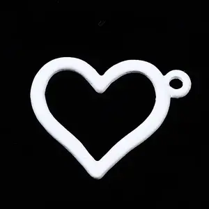 Spray Painted Alloy Pendants