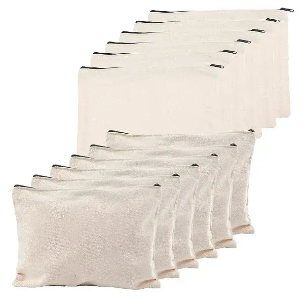 Cloth Blank DIY Craft Bag Canvas Pen Bag