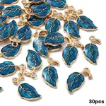 30Pcs Alloy Enamel Pendants