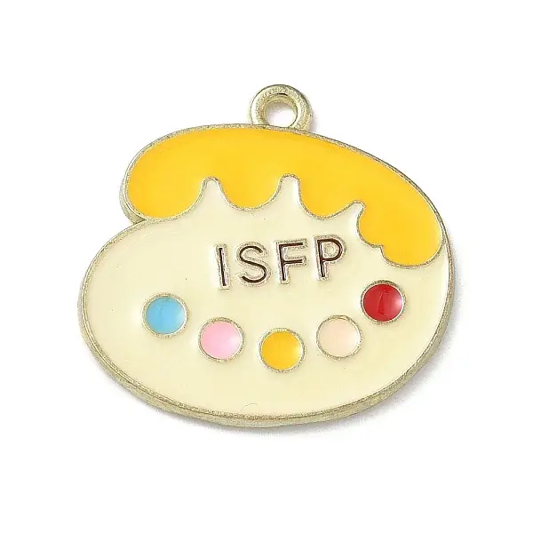 MBTI Theme Alloy Enamel Pendants