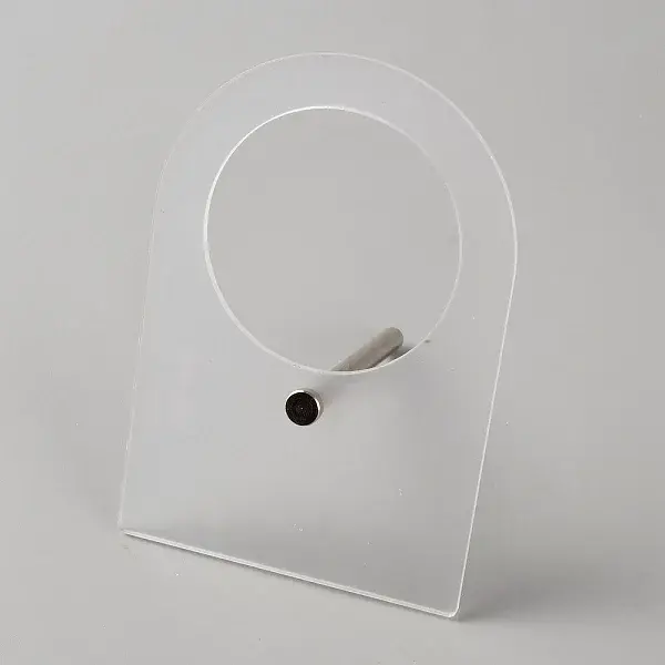 Arch Shaped Acrylic Display Stands for Soft Silicone Ear Shaped Earring Displays Mould