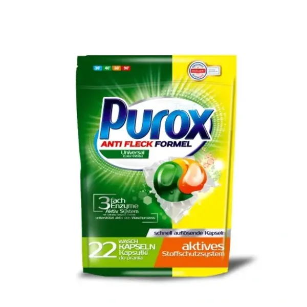 Purox Universal kapsle na praní duo caps 22 ks