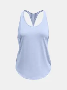 Under Armour UA Tech Vent Tank Top-BLU - Ladies