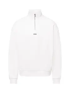HUGO Mikina 'Durty244'  čierna / biela