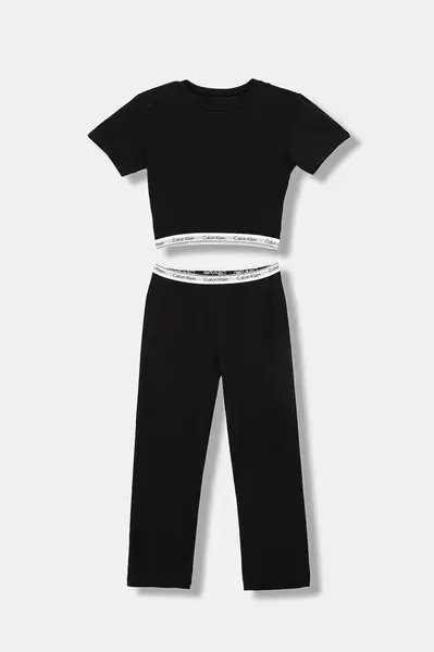 Calvin Klein Underwear dvoudílné pyžamo dětské bavlněné s elastanem