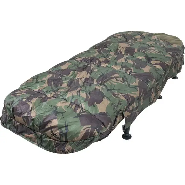 Wychwood lehátko + spací pytel riot tactical compact 6 leg sleep system