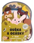 Ouška a ocásky v lese Tvarované leporelo s plstěnými prvky