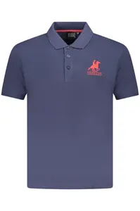 Pánske modré polo tričko