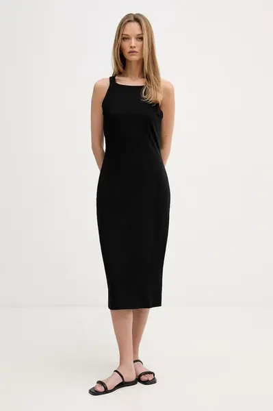 DKNY šaty bavlněné s elastanem