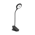 Livefy Reading LED lampa s klipom + kábel USB-C, čierna