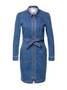 ONLY Košeľové šaty  modrá denim