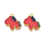 Rack Plating Alloy Enamel Pendants