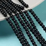 Baking Paint Glass Pearl Bead Strands