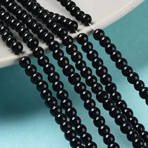 Baking Paint Glass Pearl Bead Strands