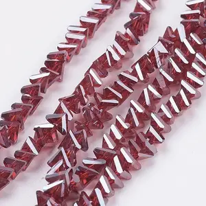 Electroplate Glass Beads Strands