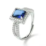 Brass Micro Pave Cubic Zirconia Ring
